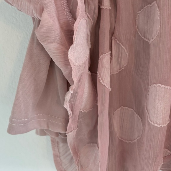 Blush Girly Pink Polka Dot Romper - Picture 12 of 12